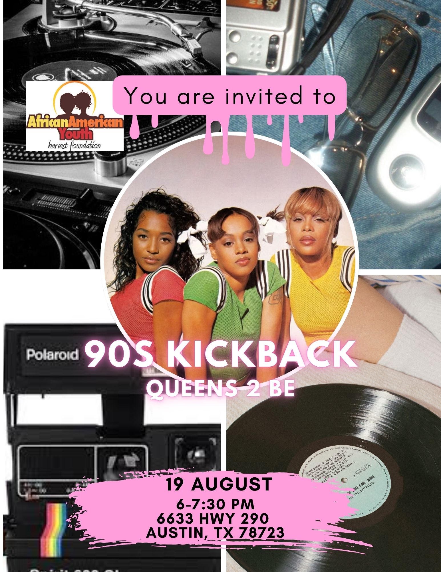 2025 Q2B 90s Kickback Flyer